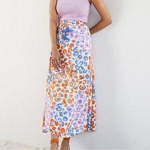 Farm Rio for Anthropologie Vibrance Maxi Skirt - Large